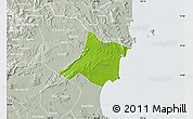 Physical Map of Quynh Luu, lighten, semi-desaturated