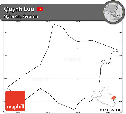 Blank Simple Map of Quynh Luu, cropped outside, no labels