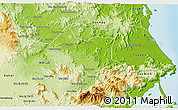 Physical 3D Map of Song Hinh