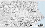 Silver Style 3D Map of Song Hinh