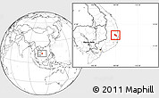 Blank Location Map of Song Hinh