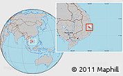 Gray Location Map of Song Hinh, highlighted parent region