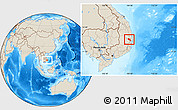 Shaded Relief Location Map of Song Hinh