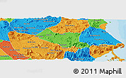 Political Panoramic Map of Song Hinh
