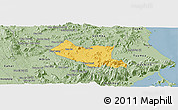 Savanna Style Panoramic Map of Song Hinh