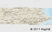 Shaded Relief Panoramic Map of Song Hinh