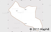 Classic Style Simple Map of Song Hinh, cropped outside