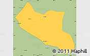 Savanna Style Simple Map of Song Hinh