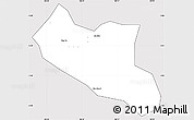 Silver Style Simple Map of Song Hinh, cropped outside