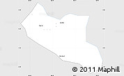 Silver Style Simple Map of Song Hinh, single color outside