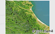 Satellite 3D Map of Quang Binh