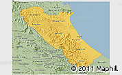 Savanna Style 3D Map of Quang Binh