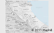 Silver Style 3D Map of Quang Binh