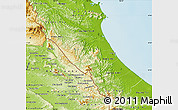 Physical Map of Quang Binh
