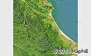 Satellite Map of Quang Binh