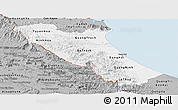 Gray Panoramic Map of Quang Binh