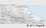 Silver Style Panoramic Map of Quang Binh