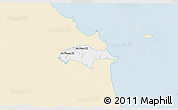 Classic Style 3D Map of Son Tinh, single color outside