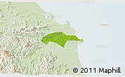 Physical 3D Map of Son Tinh, lighten