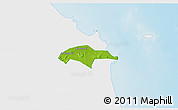 Physical 3D Map of Son Tinh, single color outside