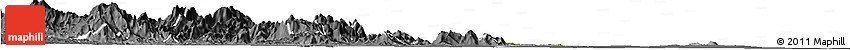 Satellite Horizon Map of Son Tinh, desaturated