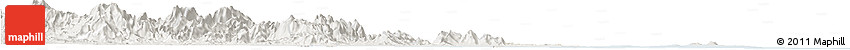 Shaded Relief Horizon Map of Son Tinh, lighten