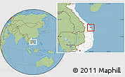 Savanna Style Location Map of Son Tinh, highlighted country