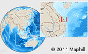 Shaded Relief Location Map of Son Tinh