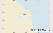 Classic Style Map of Son Tinh, single color outside