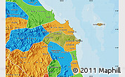 Satellite Map of Son Tinh, political outside