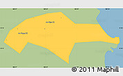 Savanna Style Simple Map of Son Tinh, single color outside