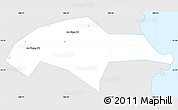 Silver Style Simple Map of Son Tinh, single color outside