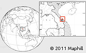 Blank Location Map of Ben Hai, highlighted country, highlighted parent region