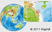 Physical Location Map of Ben Hai, highlighted country, highlighted parent region