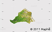 Satellite Map of Ben Hai, cropped outside