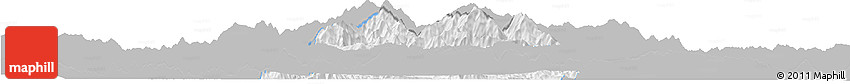Gray Horizon Map of Bac Yen, single color outside