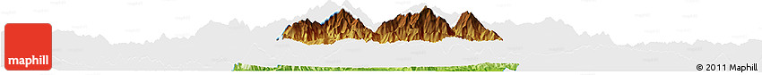 Physical Horizon Map of Bac Yen, single color outside Physical Horizon Map of Bac Yen, single color outside