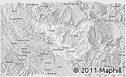 Silver Style 3D Map of Muong La