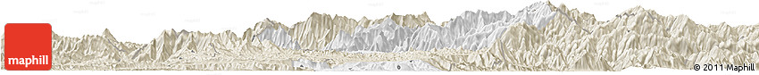 Classic Style Horizon Map of Muong La