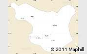 Classic Style Simple Map of Muong La, single color outside