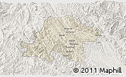 Shaded Relief 3D Map of Thuan Chau, lighten