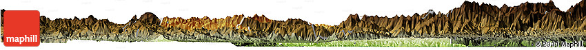 Physical Horizon Map of Thuan Chau, darken