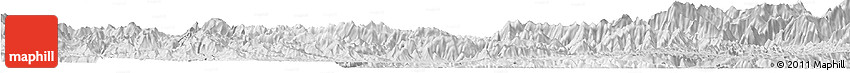 Silver Style Horizon Map of Thuan Chau
