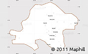 Classic Style Simple Map of Thuan Chau, cropped outside