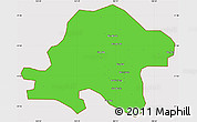 Political Simple Map of Thuan Chau, cropped outside