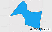 Political Simple Map of Cho Gao, cropped outside