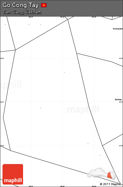 Blank Simple Map of Go Cong Tay