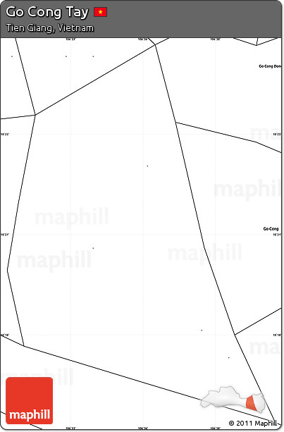 Blank Simple Map of Go Cong Tay