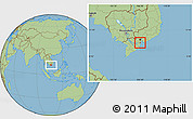 Savanna Style Location Map of Go Cong