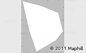 Gray Simple Map of Go Cong, single color outside